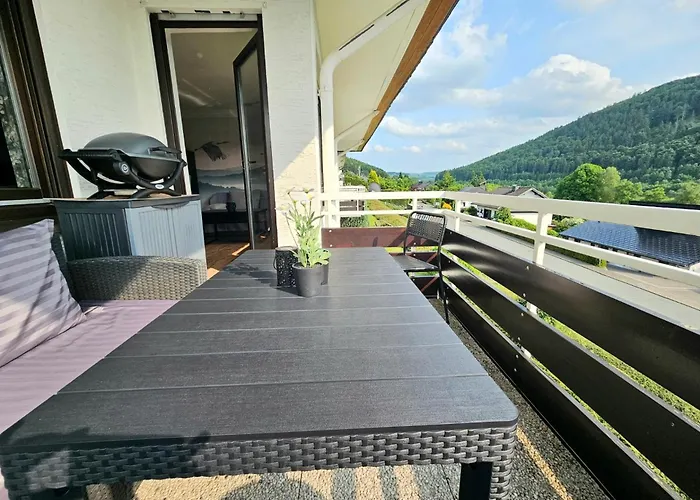 公寓 Gipfelpanorama Mit Berg- Und Seeblick, Boxspringbett Mit Ausfahrbarem Tv 温特贝格