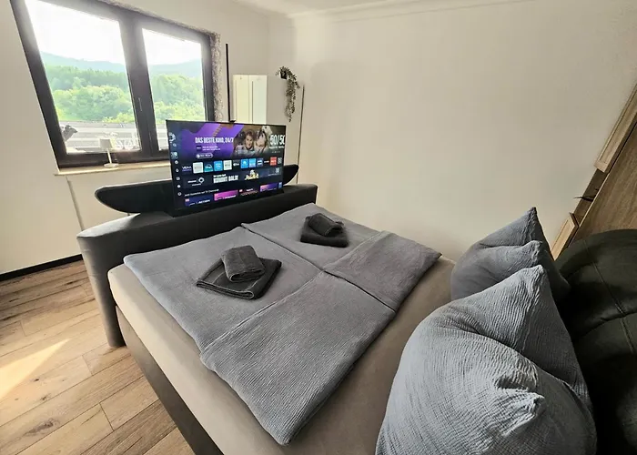 Apartamento Gipfelpanorama Mit Berg- Und Seeblick, Boxspringbett Mit Ausfahrbarem Tv